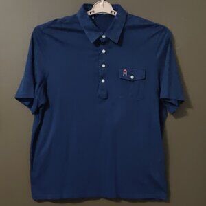 Criquet The Players Shirt Navy Blue Pima Cotton SIZE XXL